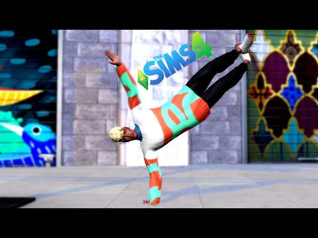 Sims 4 Dance Animation | B-boy Dance Battle