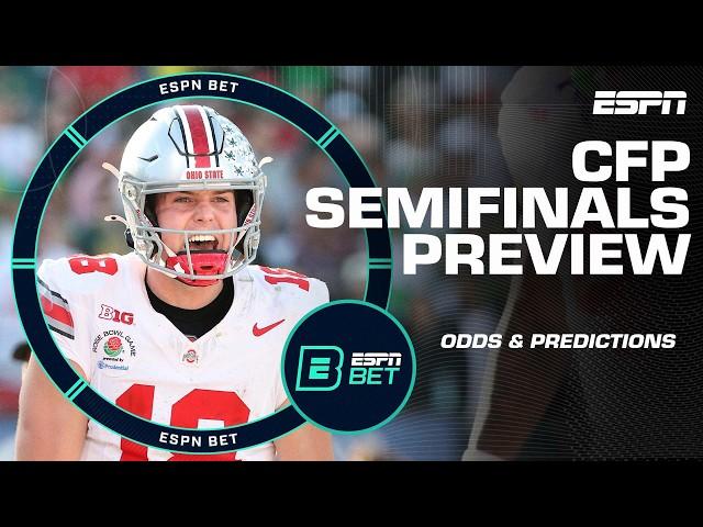 CFP Semifinals odds & predictions  Ohio State vs. Texas & Notre Dame vs. Penn State | ESPN BET Live