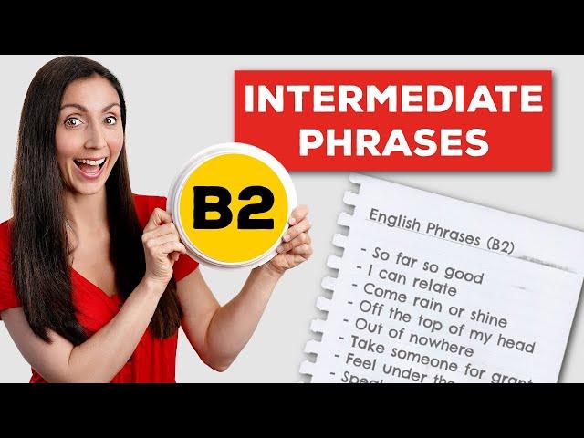 Daily B2 Phrases - English Lessons for Intermediate Learners