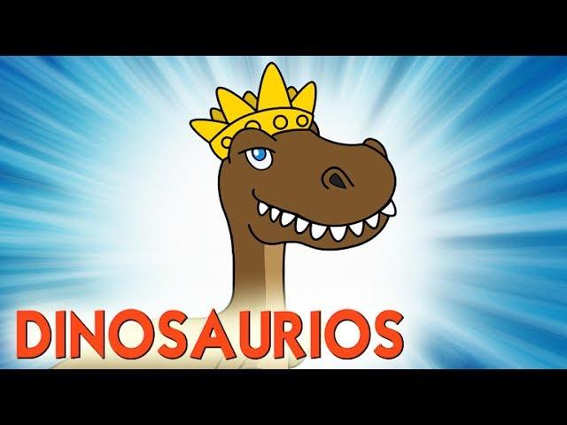 DINOSAURIOS para niños en español HISTORIA completa por COLETAS Y PACHETE