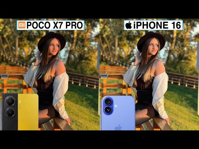 Poco X7 Pro Vs iPhone 16 Camera Test Comparison