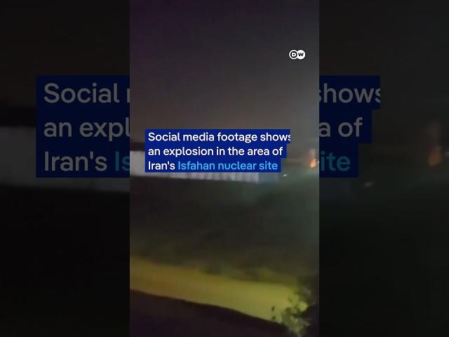MOMENT: Blast seen as US strikes Iran | DW News