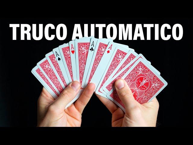 TRUCO AUTOMÁTICO CON CARTAS (Sin preparación)