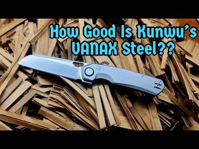 Kunwu S Tao Edge Retention Cut Test!! Unbelievable Results! #knives #vanax #kunwu