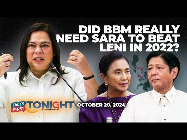 Matatalo ba talaga si BBM kay Leni kung di nag-bise si Sara Duterte?