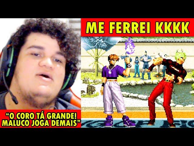 ENFRENTEI UM JOGADOR MUITO FORTE: KOF 2002 ONLINE!!!