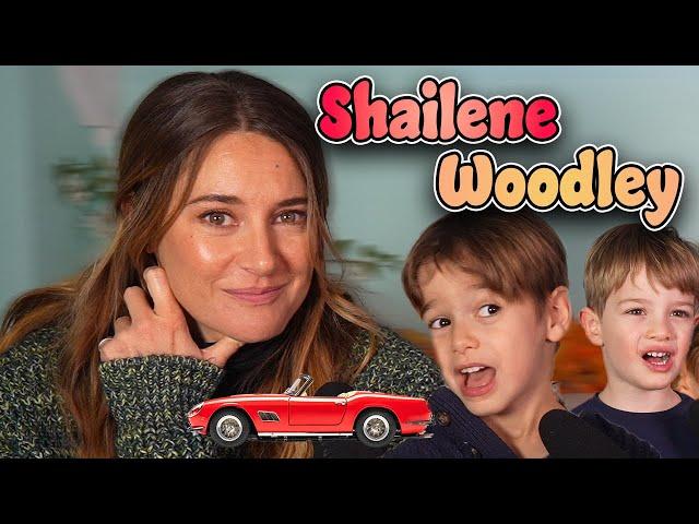 Shailene Woodley talks to kids about Ferraris