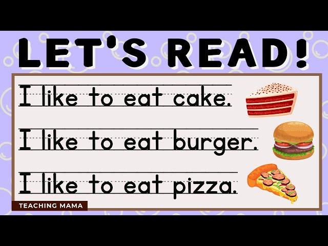 LET'S READ! | SIMPLE SENTENCES | PRACTICE READING | Teaching Mama