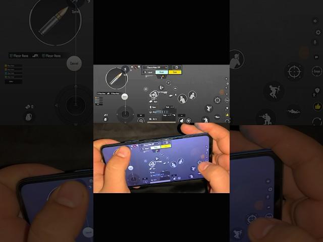 Best 3 finger control code sensitivity #pubgmobile #pubg