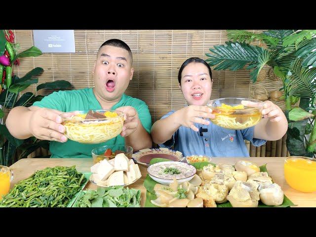 Vợ Chồng Mập Food No Cành Hông Với Nồi Canh Bún - Riêu Cua - Giò Heo Siêu Ngon Đầy Hấp Dẫn