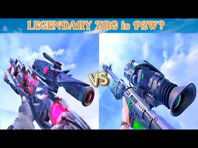 Legendary ZRG 20mm VS ZRG JADE: is it P2W? | Quick Comparison! COD Mobile