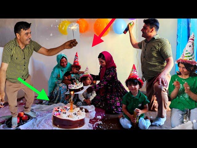 Big surprise: surprising a nomadic family with a grand birthday party