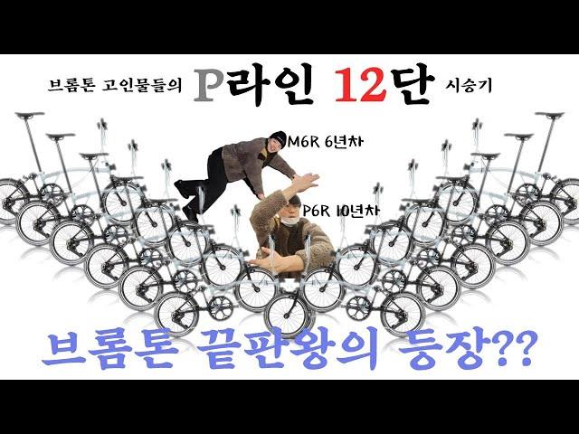 10년차 브롬톤Brompton 6단유저의  P라인 12단 시승 리뷰