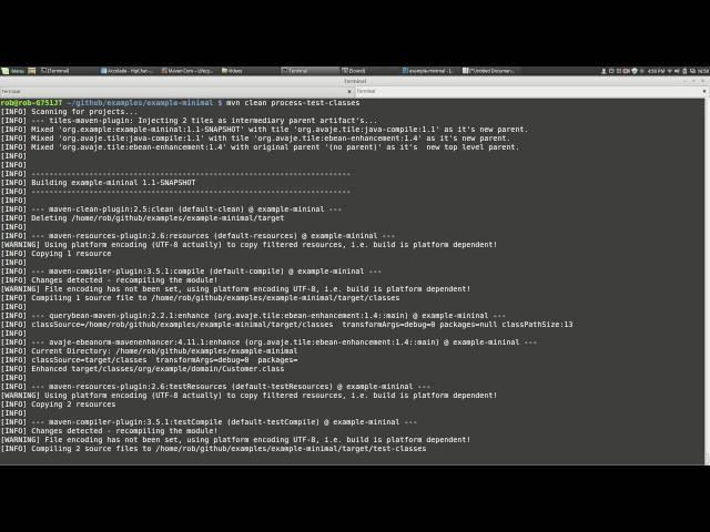 Ebean ORM Maven tile enhancement