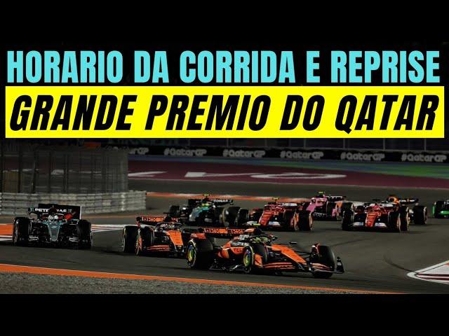 GP DO QATAR: HORARIO DA CORRIDA E REPRISE NA BAND E BAND SPORTS | FORMULA 1 E FORMULA 2