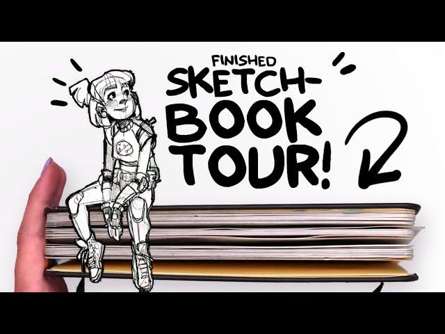 I FINISHED MY SKETCHBOOK! | Sketchbook Tour No. 24