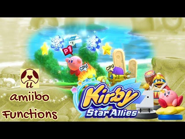 Kirby Star Allies - amiibo Functions and Unlocks