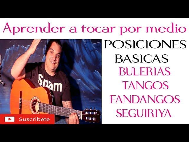 aprender tocar en  guitarra bulerias tangos fandangos por medio muy facil tutorial 01