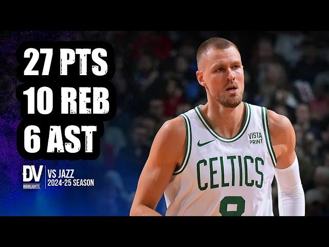 Kristaps Porziņģis vs Jazz 27 pts 10 reb 6 ast | Mar 21, 2025 | Regular Season