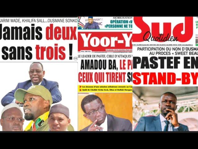 Revue De Presse Du Lundi 30 Janvier 2023 - Baol info tv - Abdou Khadr Djeylani Seck