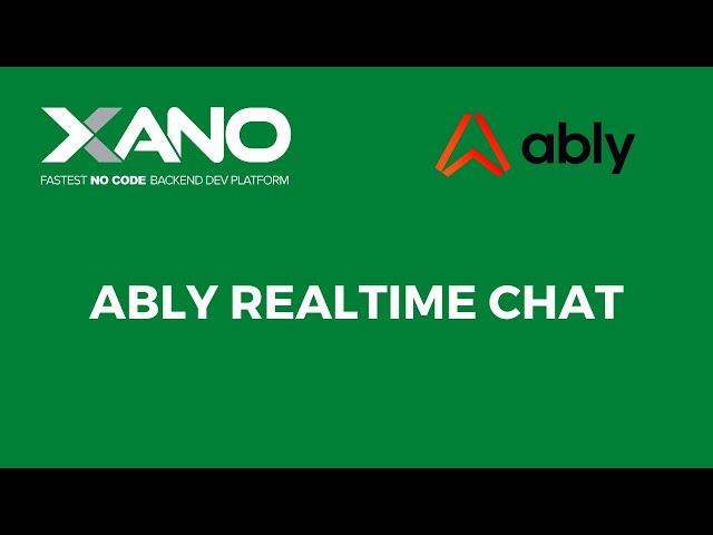 Ably Realtime Chat Template