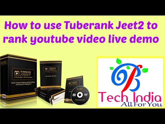 how to use tuberank jeet 2 and rank video on youtube step by step