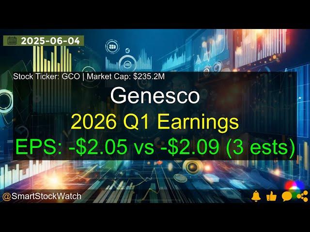 Genesco (GCO|$235.2M) - 2026 Q1 Earnings Analysis