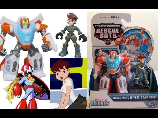 Protoman Review: Transformers Rescue Bots Blades & Dani Burns