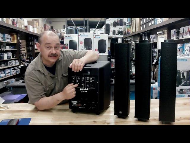 expert island review of the Gemini WRX-843 Column Array power speaker