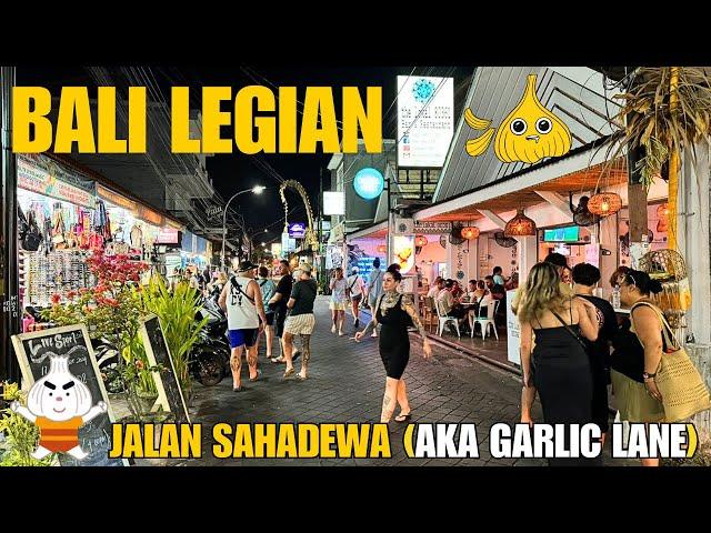 Bali Legian Night Street Walking Tour Today 2024