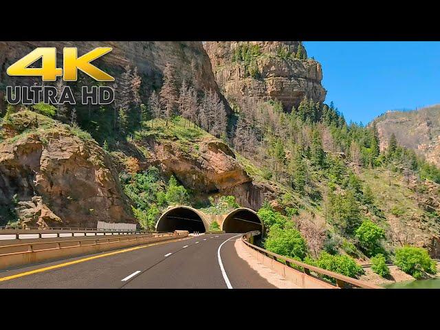 Glenwood Canyon Colorado Complete Scenic Drive 4K