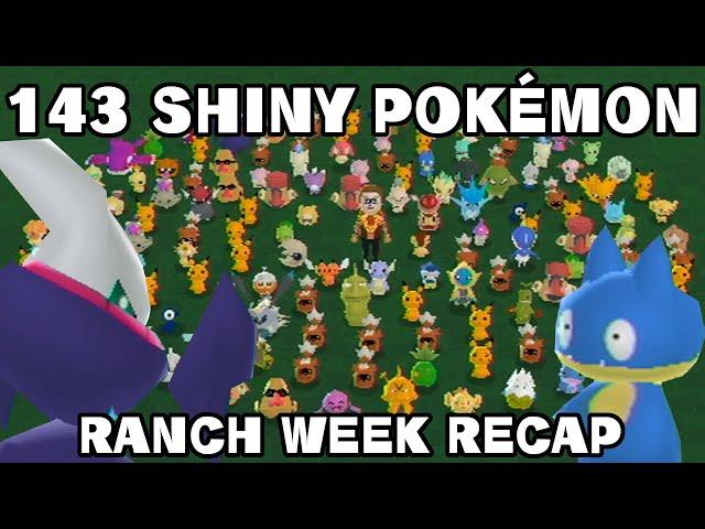 143 Shiny Pokémon in ONE WEEK! - Ranch Week June 2024 Recap