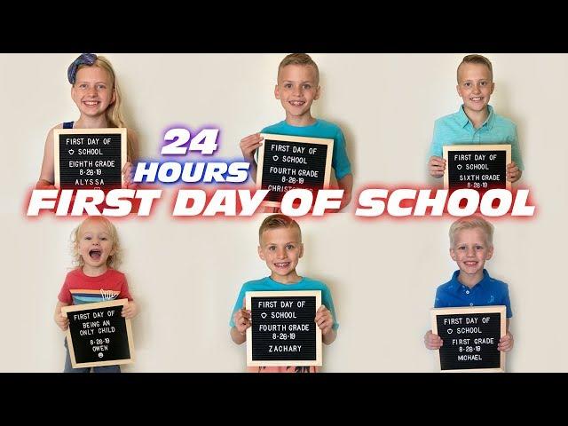 24 Hours with Family Fun Pack on the First Day of School!!