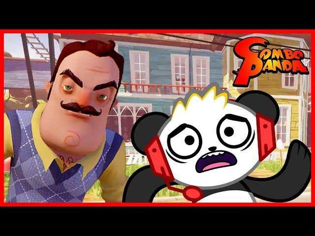 Hello Neighbor Ep. 4 BASEMENT UNLOCKED Let's Play with Combo Panda