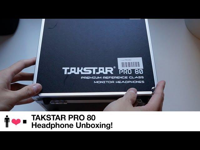 Takstar Pro 80 $69 'Reference' Headphone Unboxing