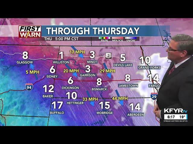 KFYR First News at Six Weather 12/18/24