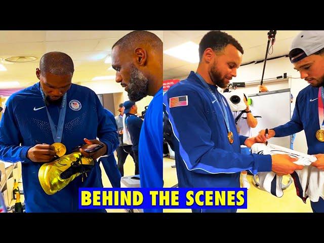 (SUPER FUNNY ) BEHIND THE SCENES Team USA Basketball  2024 Paris Olympics