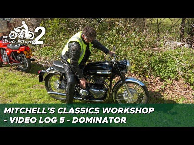 Classic Motorcycle Workshop Vlog 5 - Norton Dominator road test etc