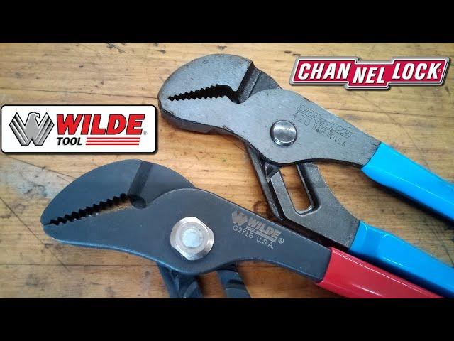 Wilde Tongue-in-Groove Pliers, Compared to Channellock #tools #DIY