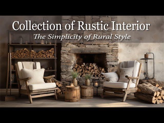 Rustic Chic Interiors; Embracing the Simplicity of Rural Style