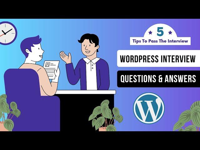 WordPress Interview Questions and Answers - Wordpress W3School