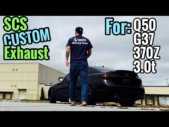 SCS Custom Exhaust EVERYTHING YOU NEED | Speed Culture Custom catback for Q50, G37, 370Z, 3.0t