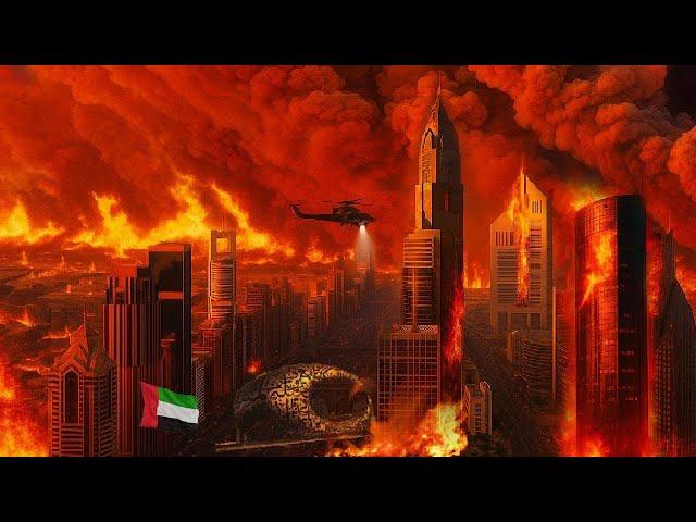 All Hell Breaks Out in Dubai – Fire Engulfs Major Cities, Thousands Flee!