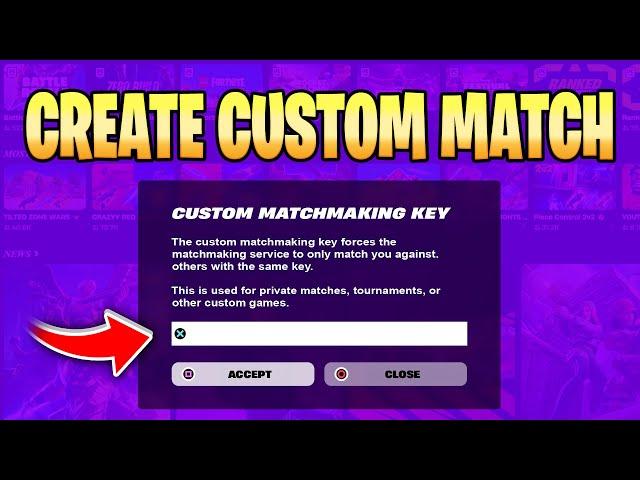 How to Create Custom Match in Fortnite (2024) - How to Join Private Match in Fortnite