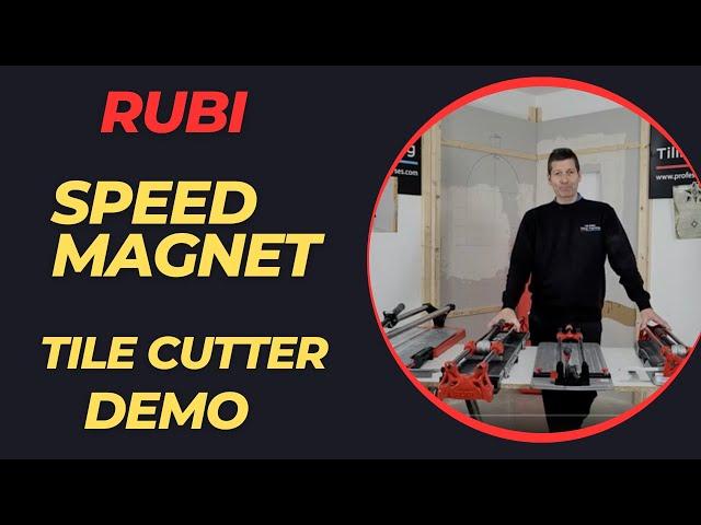 Rubi Speed 62 magnet tile cutter demonstration