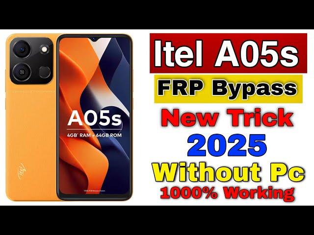 Itel A05s (A663L) Frp Bypass Without Pc | Itel (A663L) Google Account Unlock | itel frp Bypass