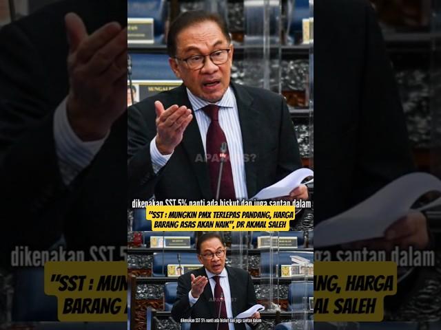 "SST : MUNGKIN PMX TERLEPAS PANDANG, HARGA BARANG ASAS AKAN NAIK", DR AKMAL SALEH