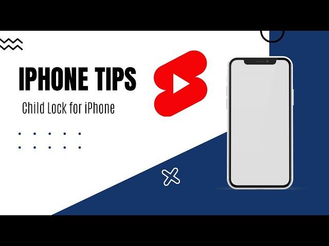 Child lock for iPhone #iphonesettings #iphone