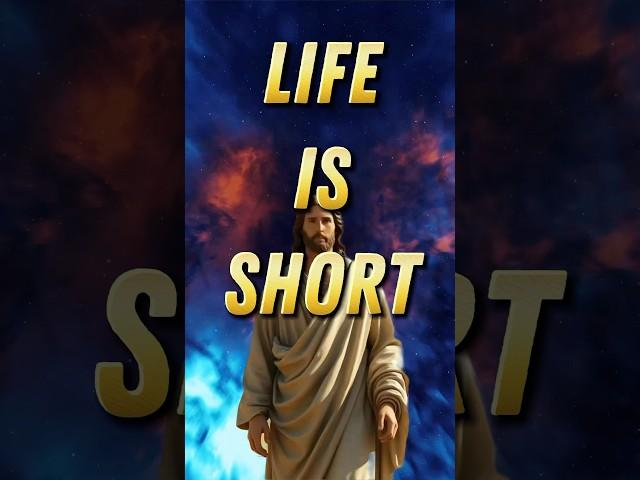 Jesus Speaks: Life Is Short, But the Soul Is Eternal #christianmotivation #jesusspeaks #affirmations