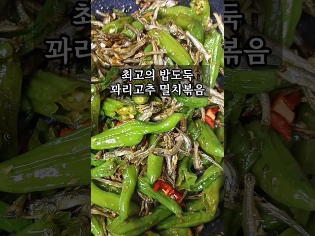 실패없는 성공비법 꽈리고추멸치볶음
